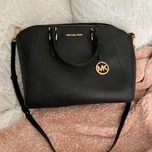 Michael Kors handbag with gold hardware
